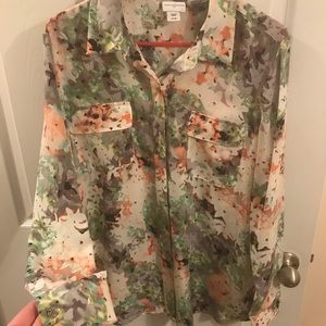 NWOT floral blouse